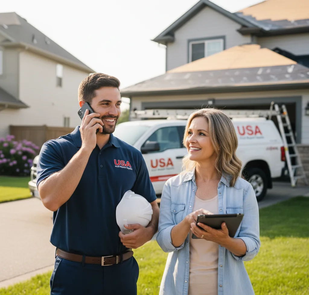 USA Roof Repair Experts customer support in Botkins
